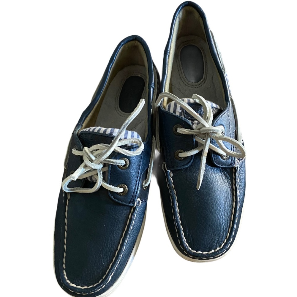 Sperry Topsider - Navy Blue & White - 7M